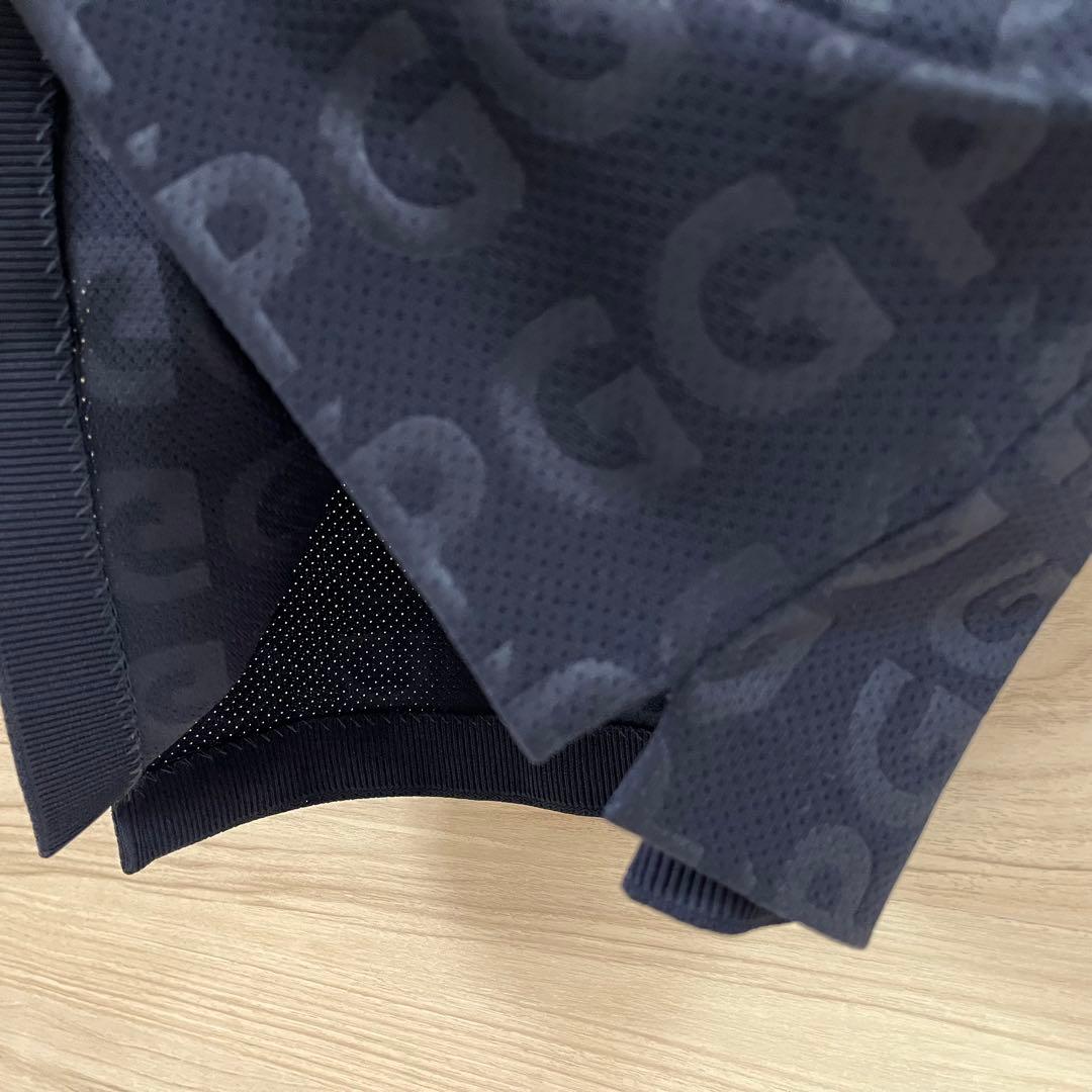 美品★70,400円 PGG パーリーゲイツ 上下2枚セットアップ ネイビー1