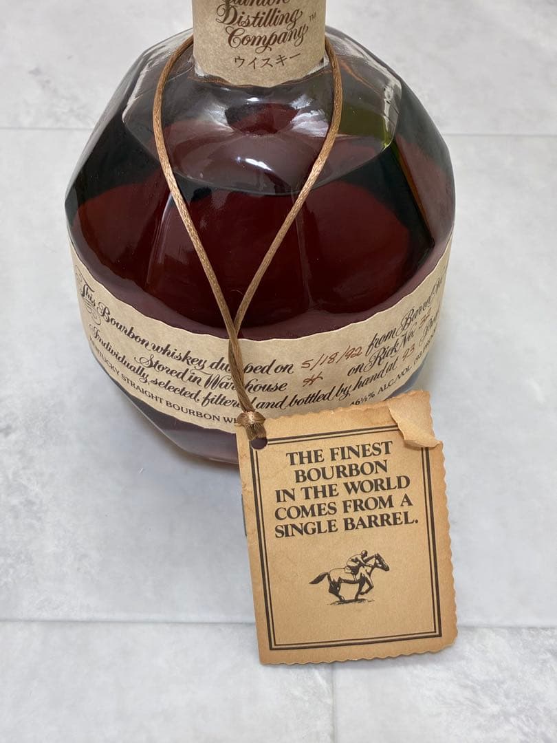 『1992年製』Blanton'sブラントン　シングルバレルバーボン