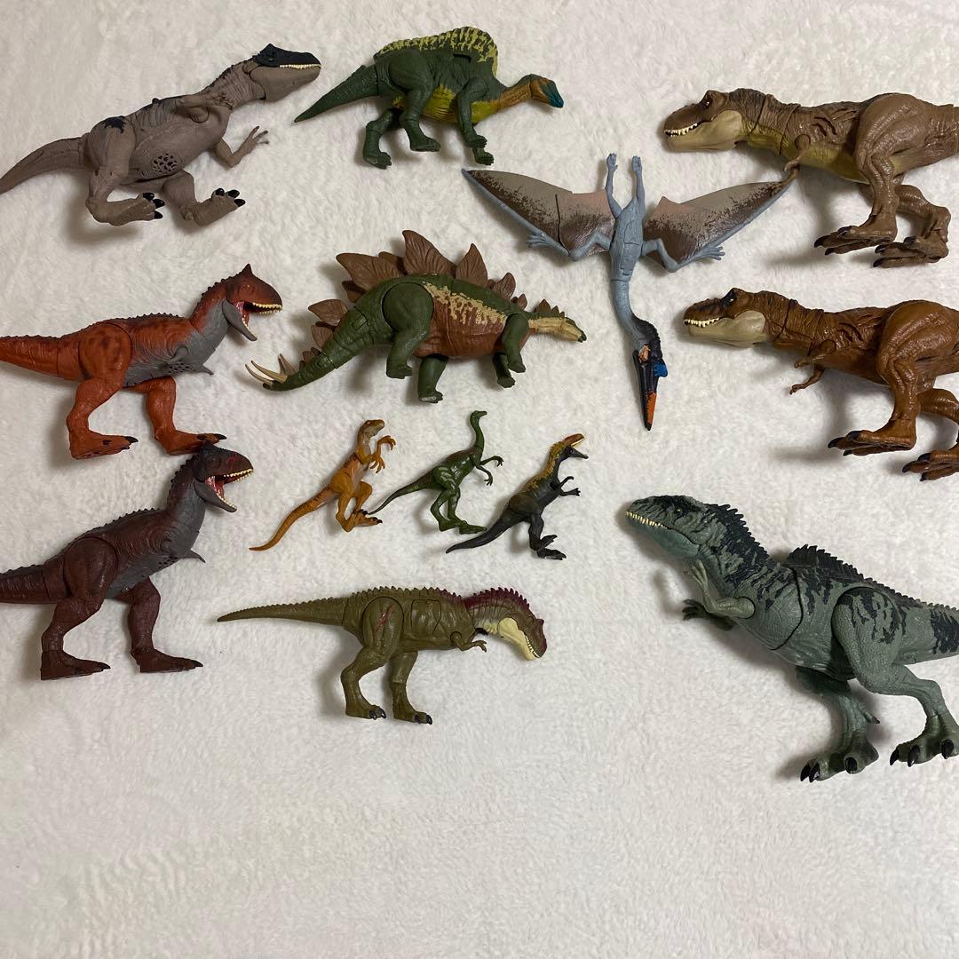 マテル MATTEL ジュラシックワールド 恐竜　フィギュア　13体　セット①