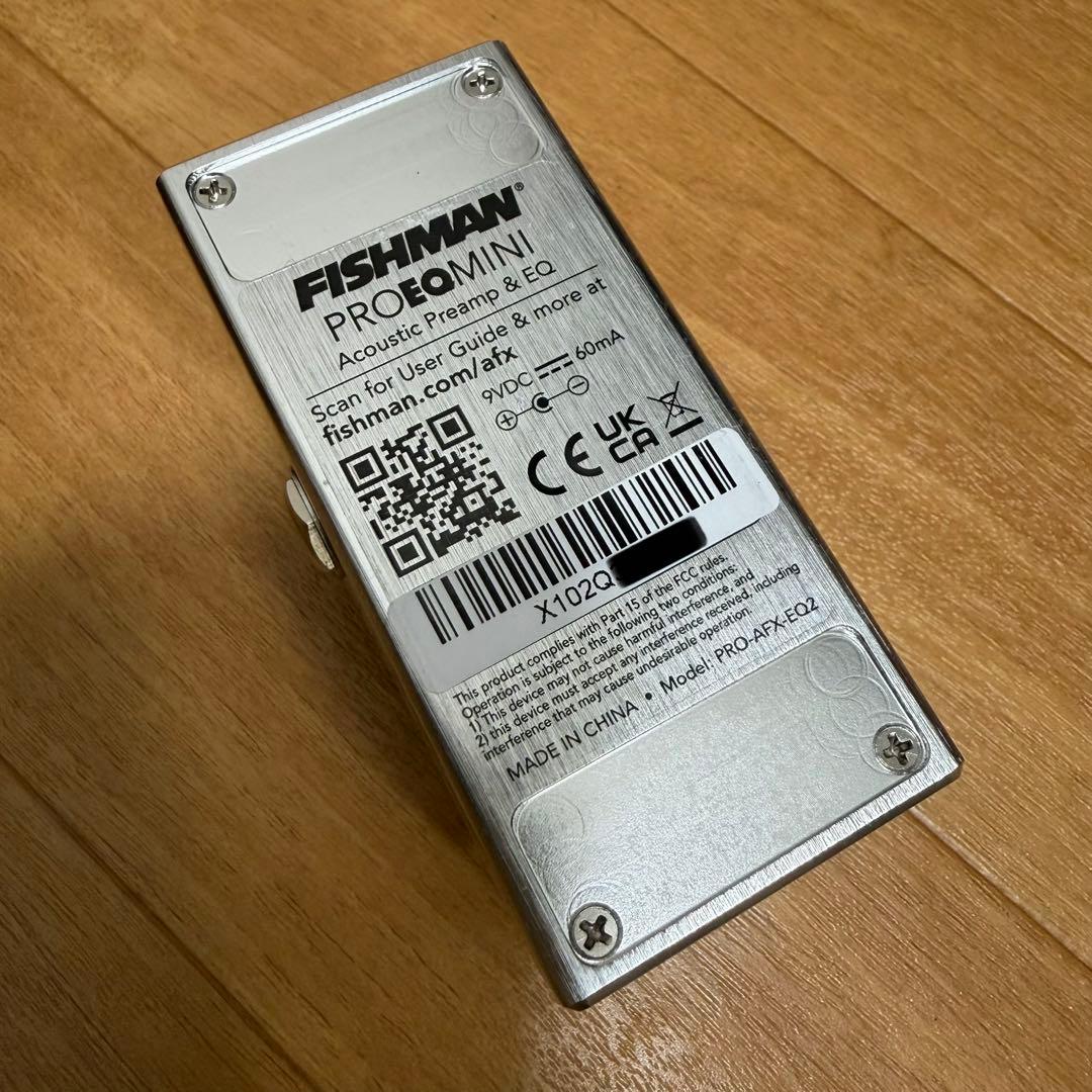 ギター FISHMAN AFX PRO EQ MINI ACOUSTIC PREAMP