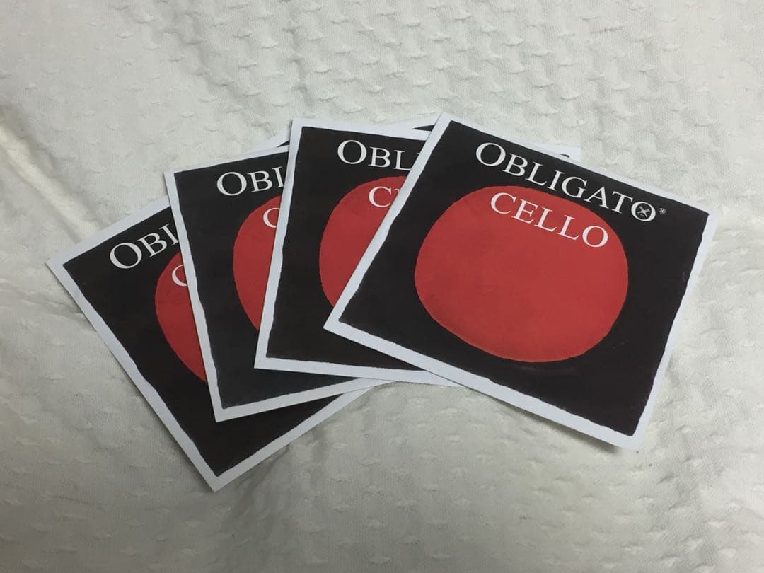 チェロ弦　オブリガート（ナイロン弦）4弦セット