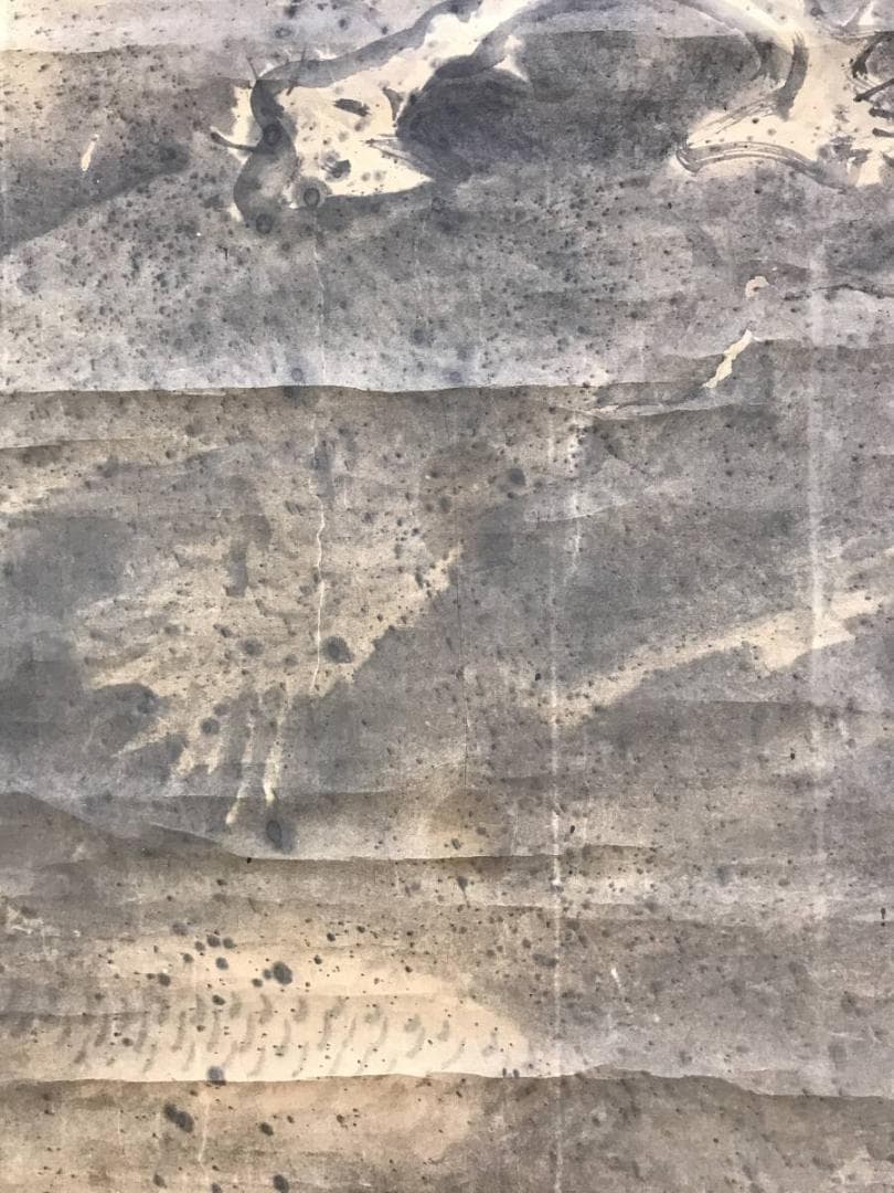 慶山/龍図/雲龍図/花鳥図/掛軸☆宝船☆AH-725