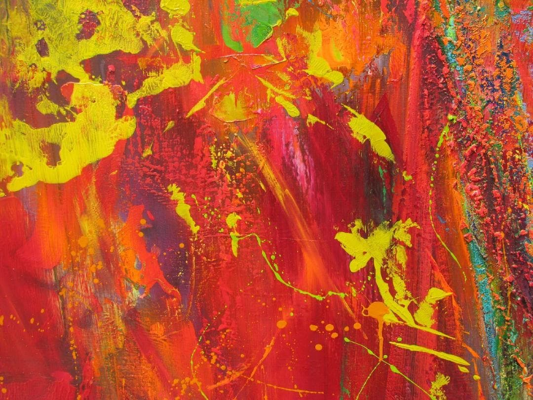 大澤哲郎「untitled to-485」F80号アクリル,変幻自在な複合技法