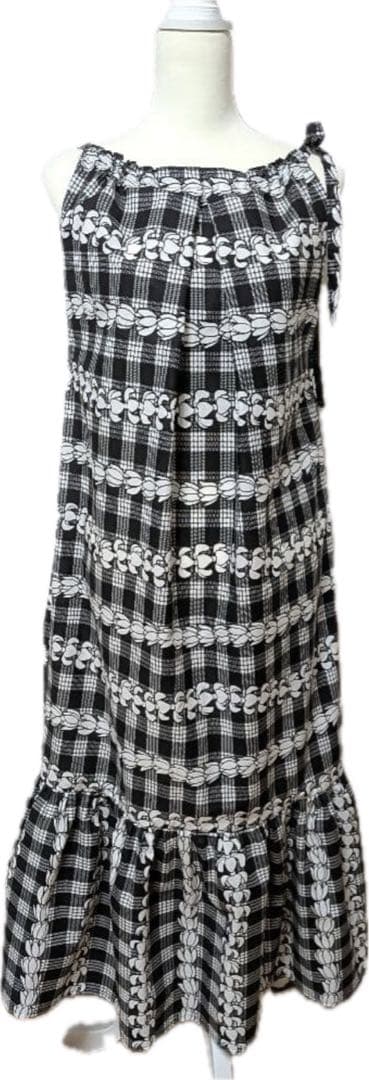 新品　フラダンス　ハワイ　チェック　ワンピース　ドレス