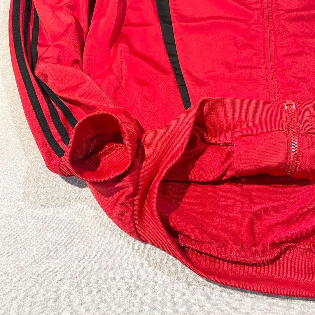 【希少・ビッグサイズ】adidas ACミラン トラックジャケットbwin 赤黒