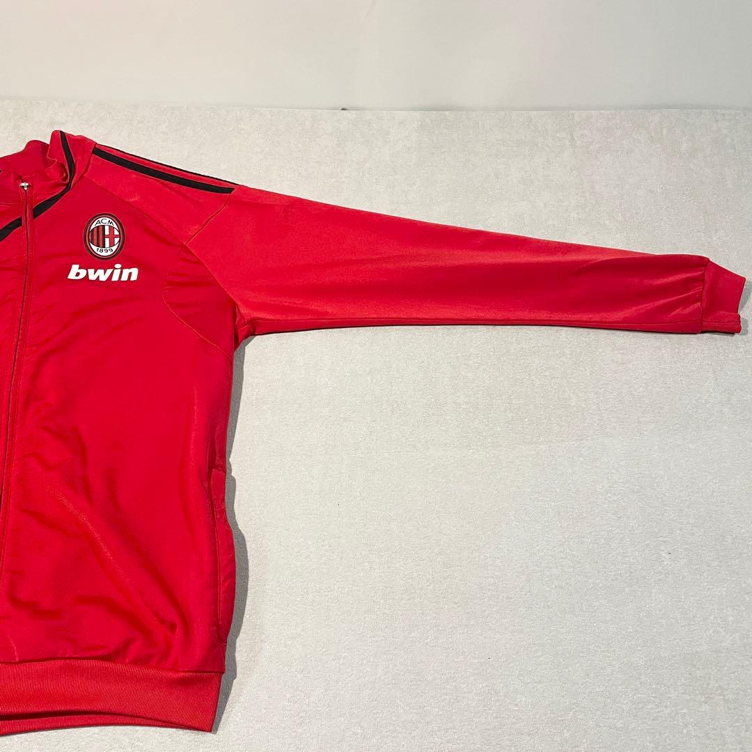 【希少・ビッグサイズ】adidas ACミラン トラックジャケットbwin 赤黒