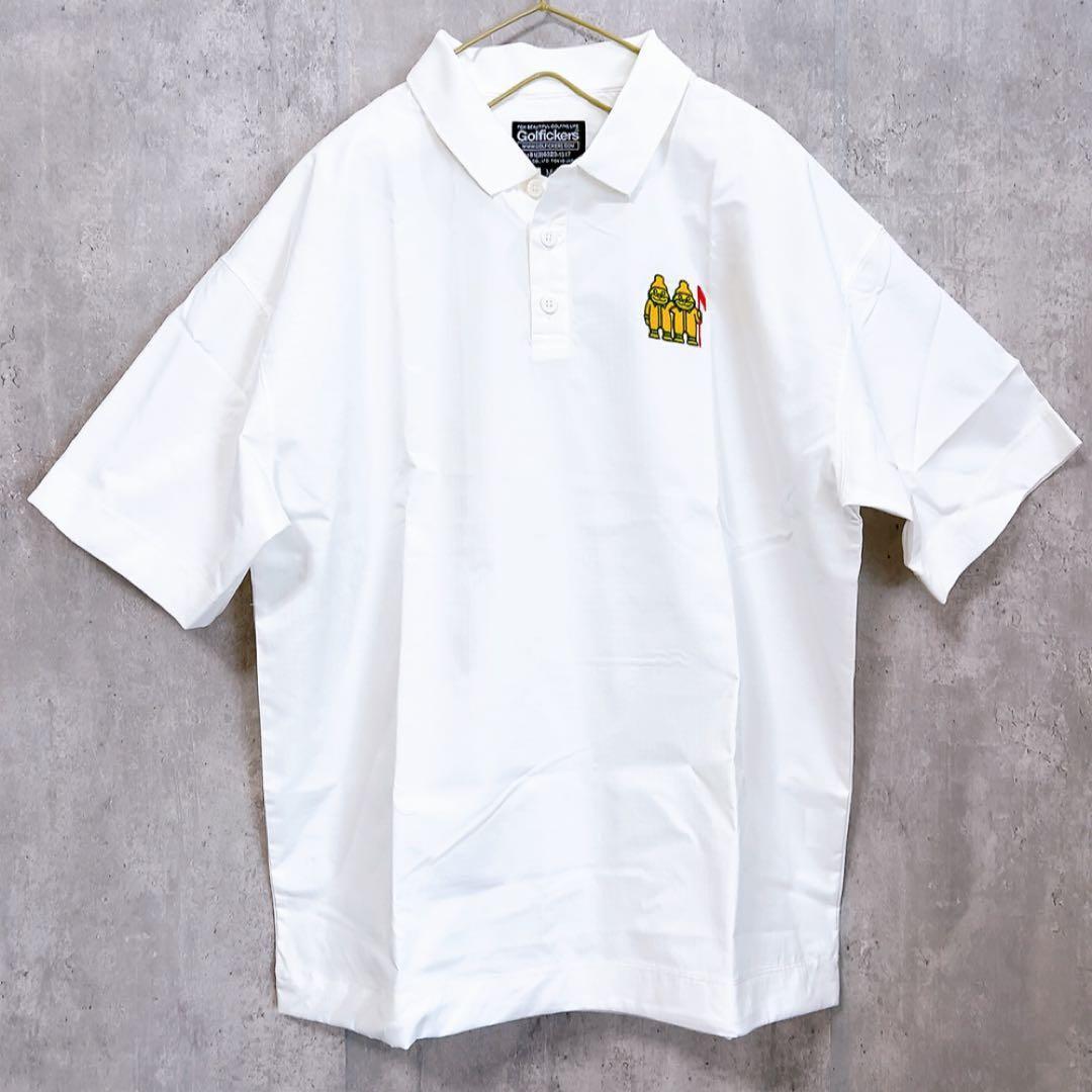 【未使用】Golfickersマスターズポロ白Lサイズ