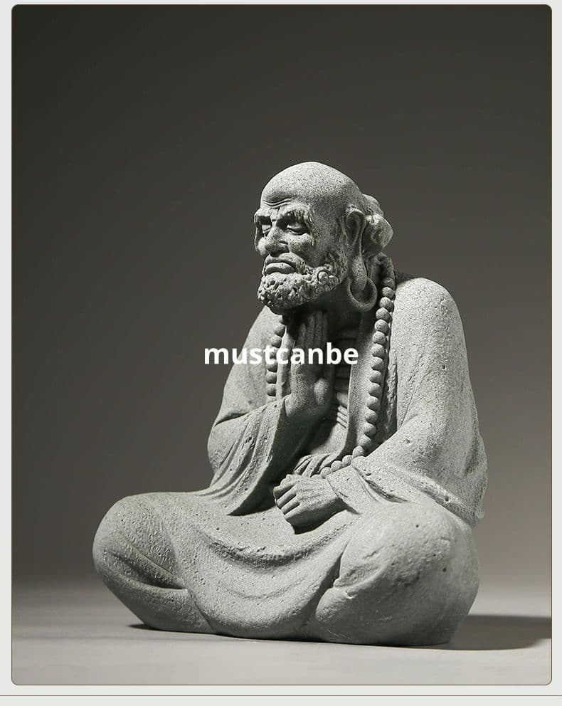 仏教美術 悟聞仏像 達磨祖師 茶室 応接間 禅意 装飾品 工芸品 置物