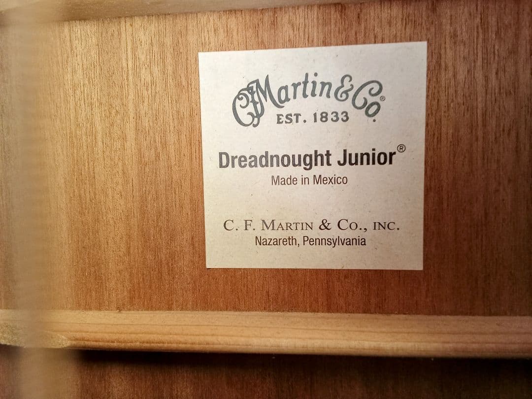 (特価)Martin Dreadnought Junior オール単板 エレアコ