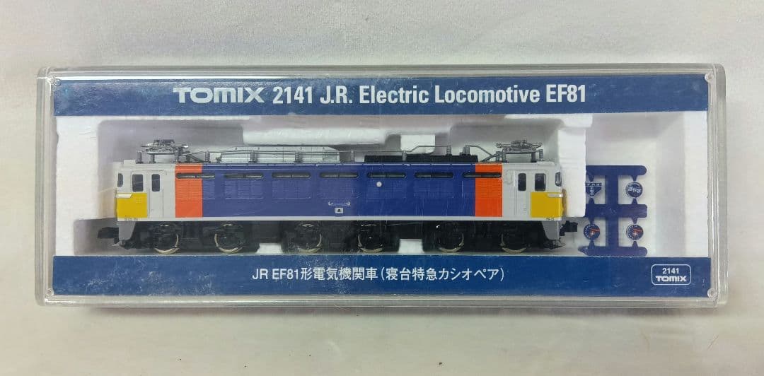 Tomix JR EF81形電気機関車(寝台特急カシオペア) Nゲージ　2141