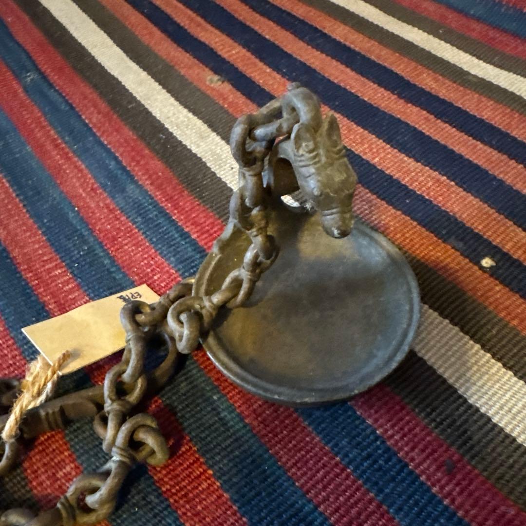 インドブラス吊るし灯明M