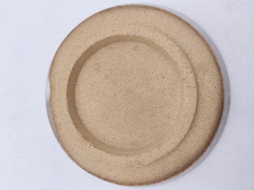 c384 銘々皿 寺瓦紋 赤虜焼 5枚 昭和時代 紙箱 茶道具