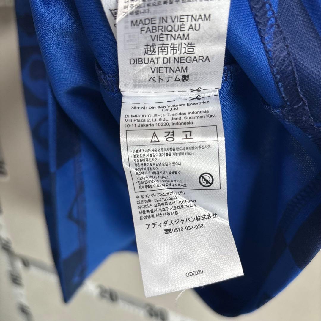 団結 炎 ファイアーadidas アディダス ユニフォーム ゲームシャツ XO