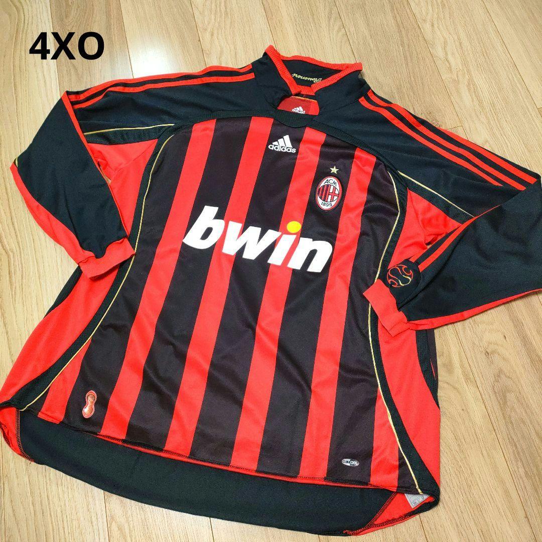 サッカー　ユニフォーム　adidas ACミラン 長袖　オーバーサイズ