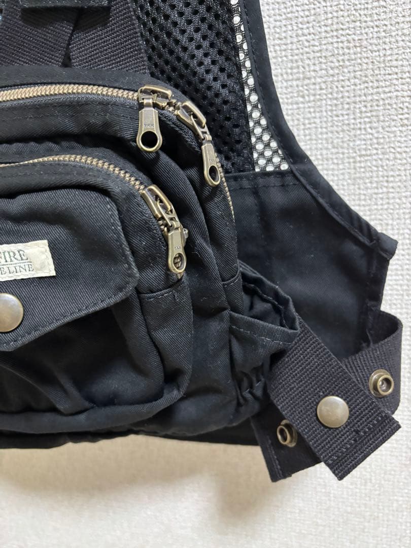 FOXFIRE フィッシングベスト ブラック