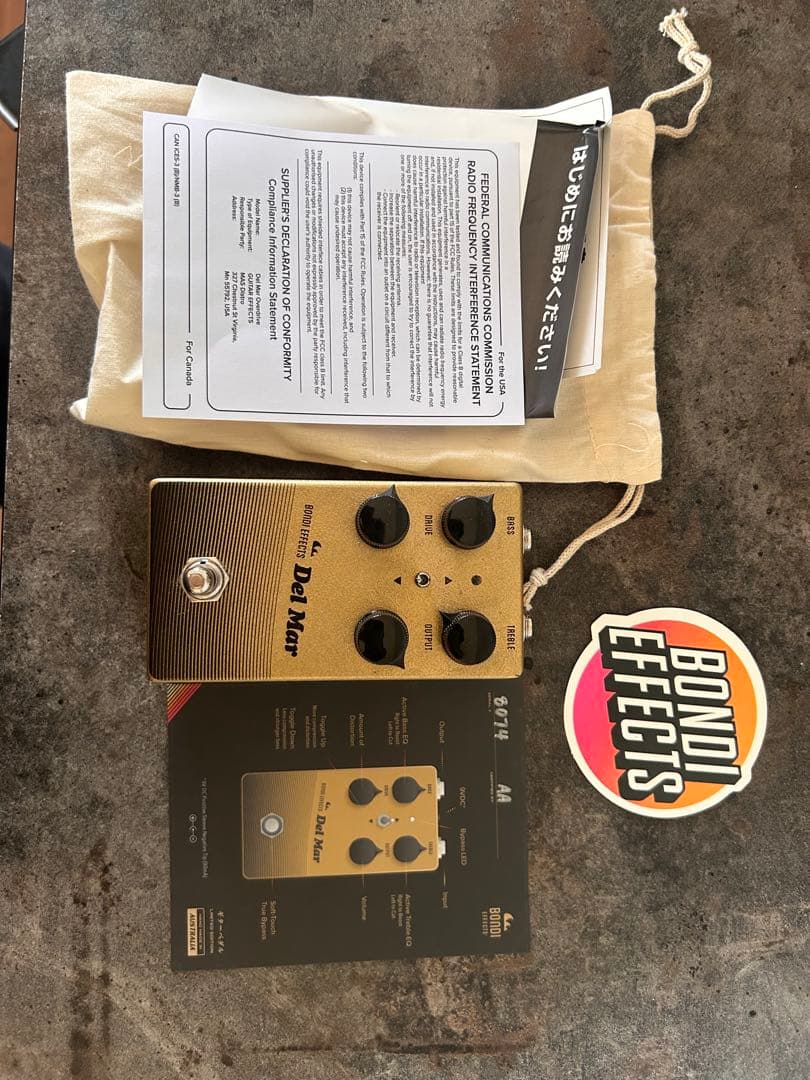 bondi effects Del Mar オーバードライブエフェクター