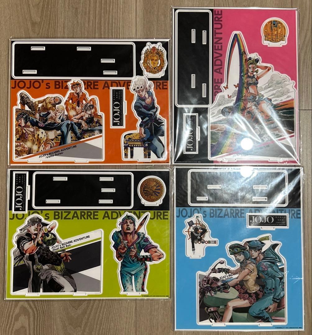 ジョジョの奇妙な冒険　OWSON限定　アクリルスタンド　5部〜8部セット