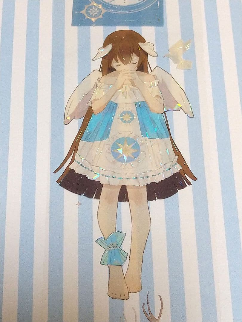 J1102＃湖中仙(贝壳光)没尾巴切り売り海外人物マステ女の子