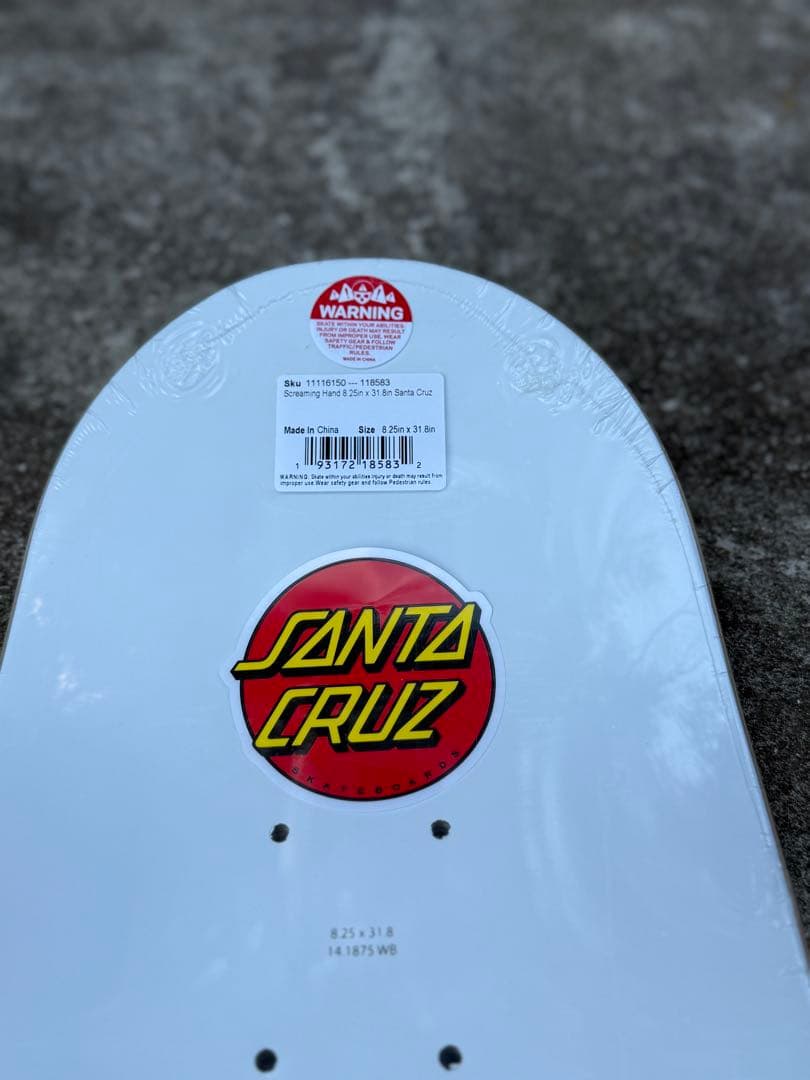 SANTA CRUZ スケボーデッキ 8.25 MOBデッキテープ付き