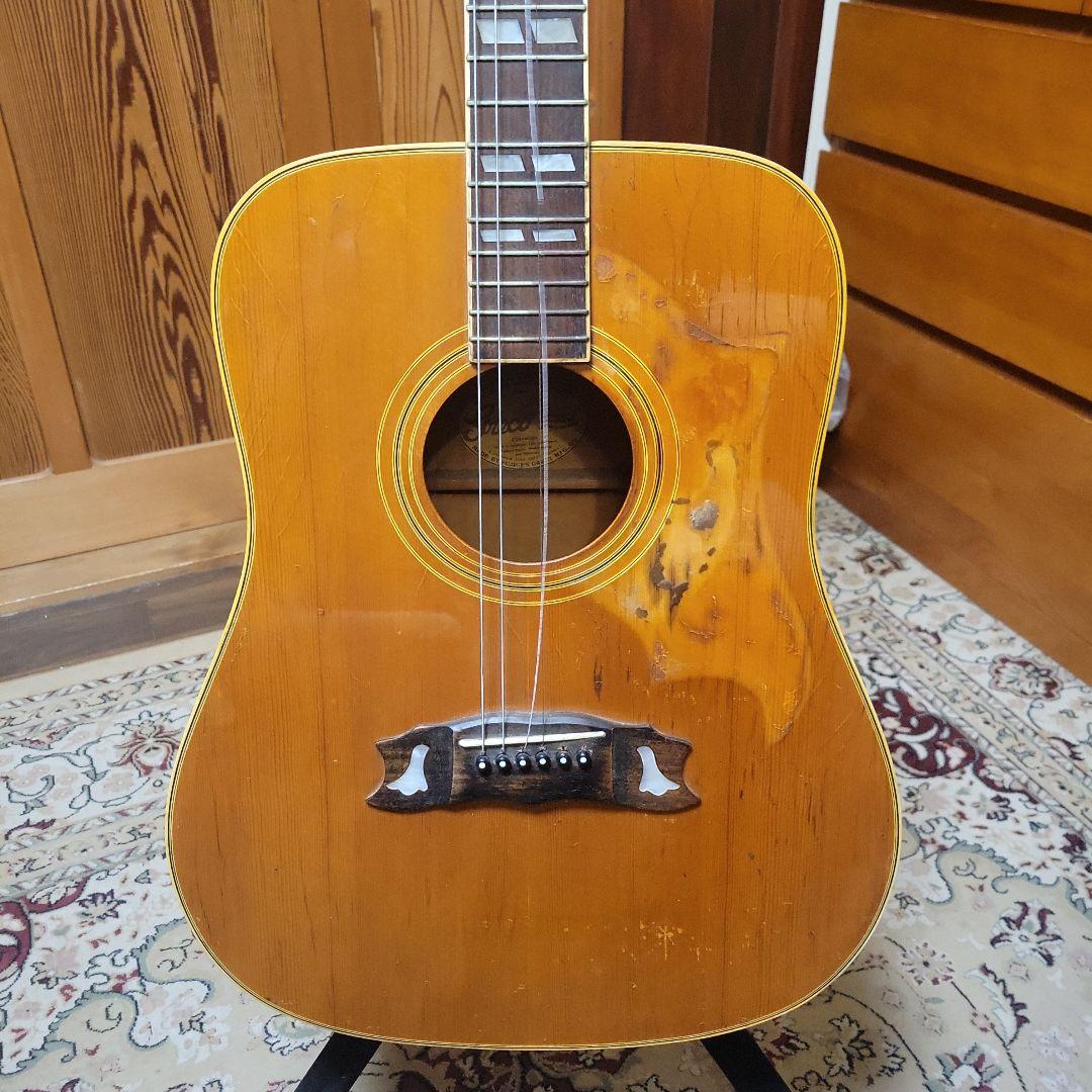 【ジャンク】greco 303 DOVE グレコ セミハードケース付き アコギ