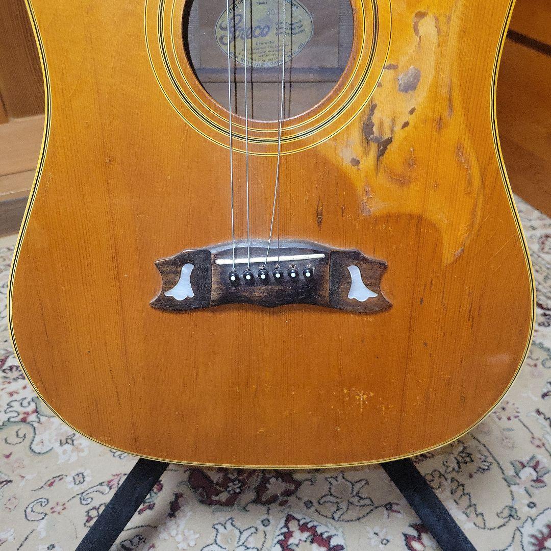 【ジャンク】greco 303 DOVE グレコ セミハードケース付き アコギ