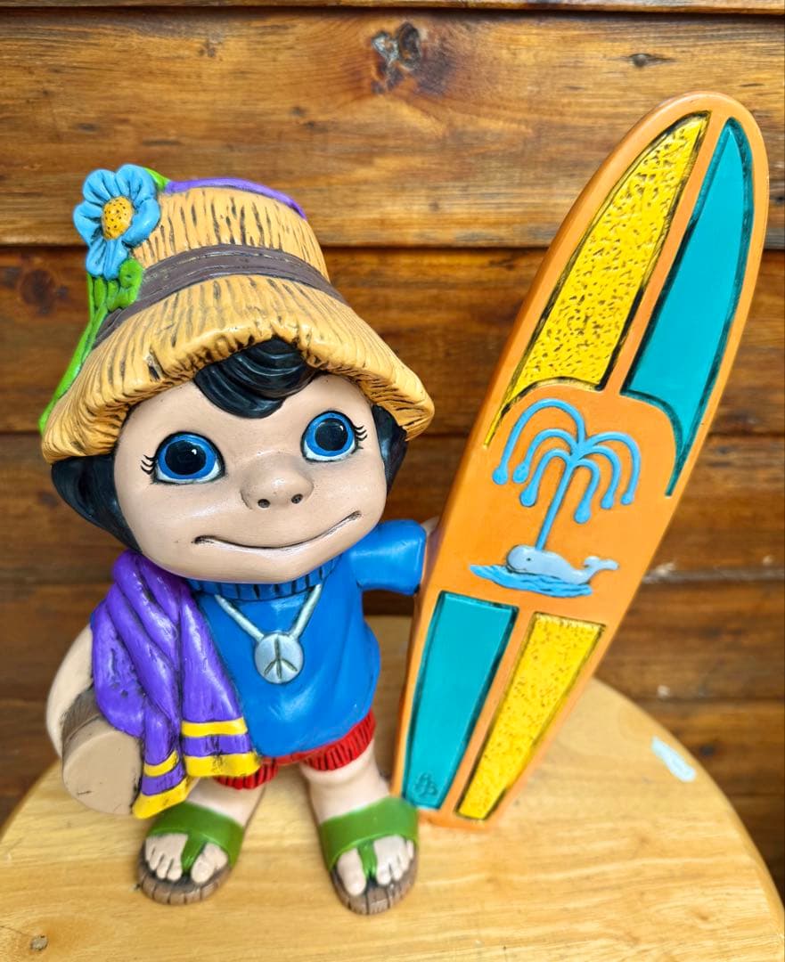 工芸品 VINTAGE 70's Surfer Boy