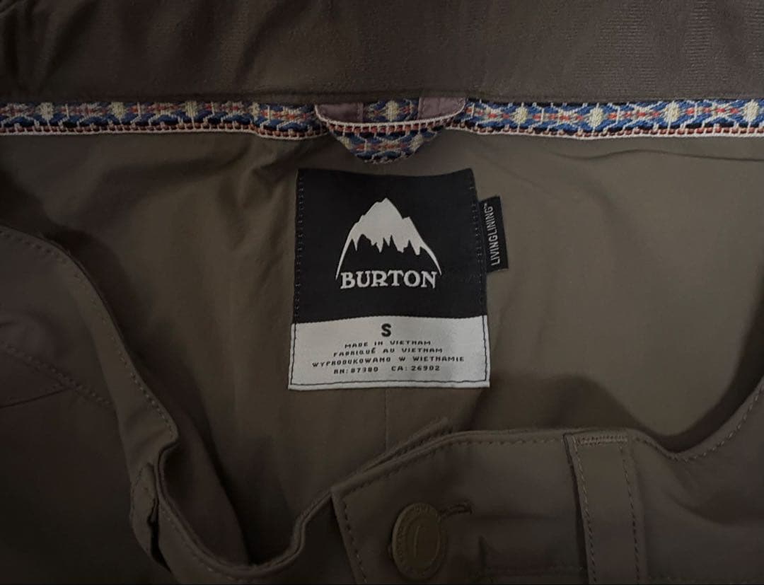 S BURTON GORE-TEX GLRIA スノーボード パンツ