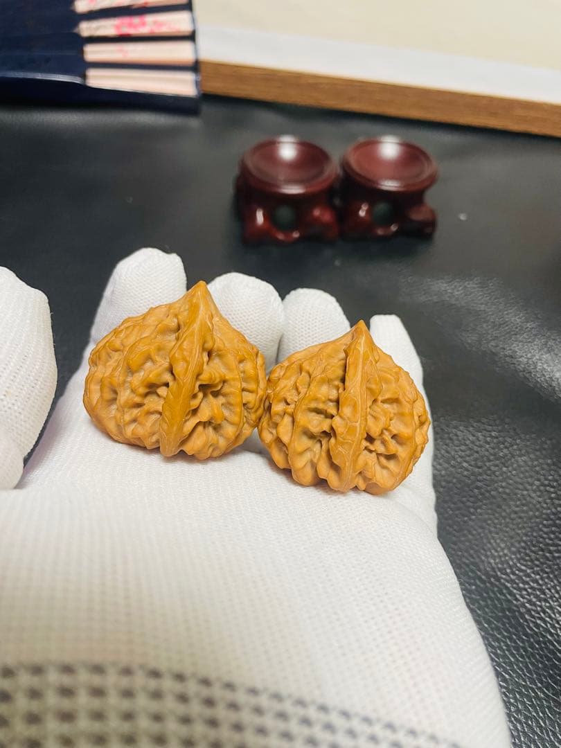 厚揚げNo.407❤️遊ぶクルミ　文玩核桃 希少変高級種龙门涧