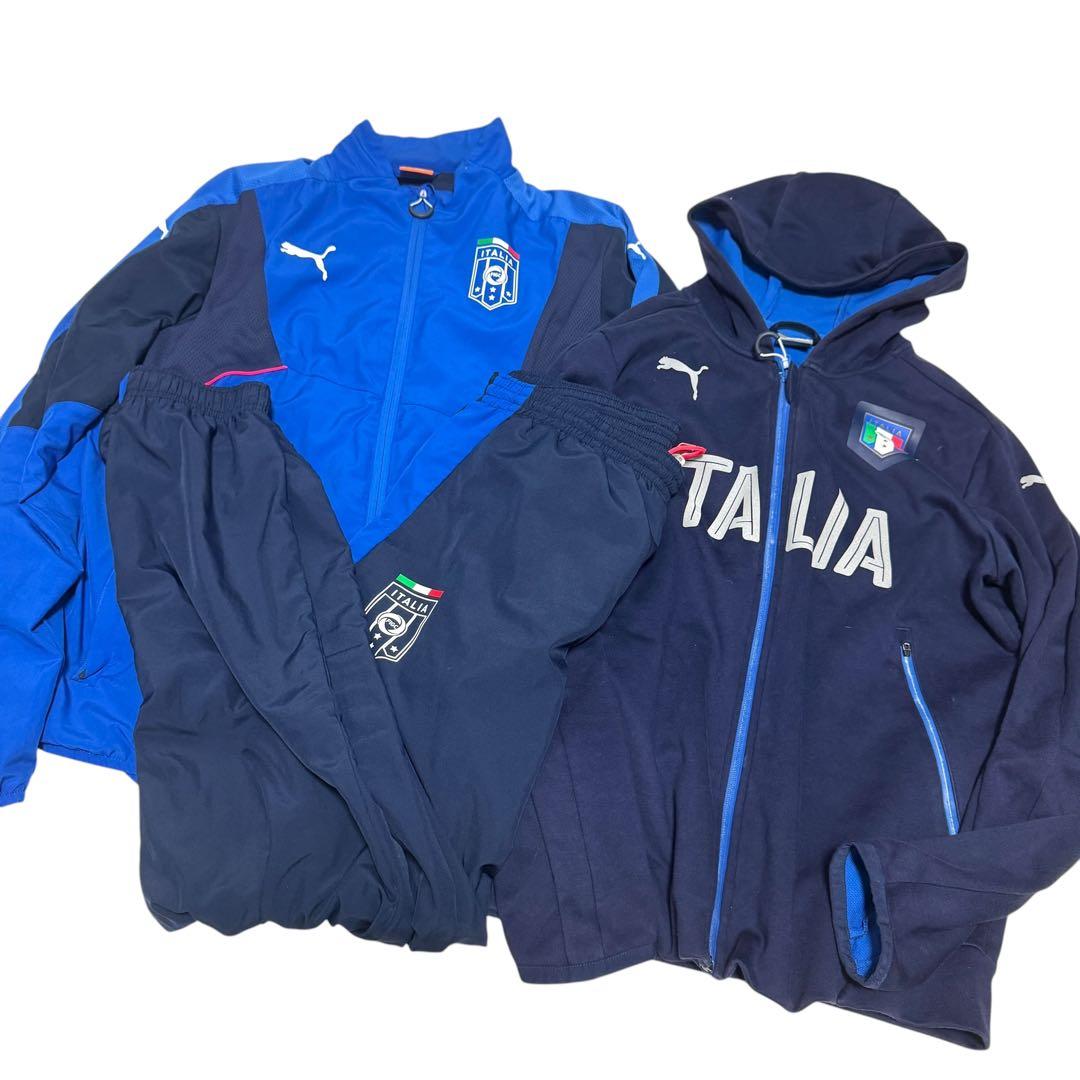 パーカーなし　PUMA イタリア代表　トレーニングウェア　セットアップ　パーカー