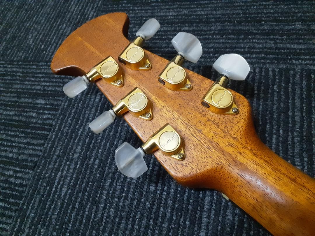 美品Ovation CU247 上位機種OP30搭載 指板エボニー染色 エレアコ