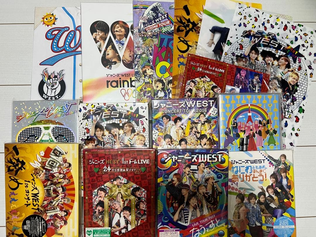 WEST. ジャニーズWEST DVD まとめ売り 銀テ1本付き　バラ売り不可