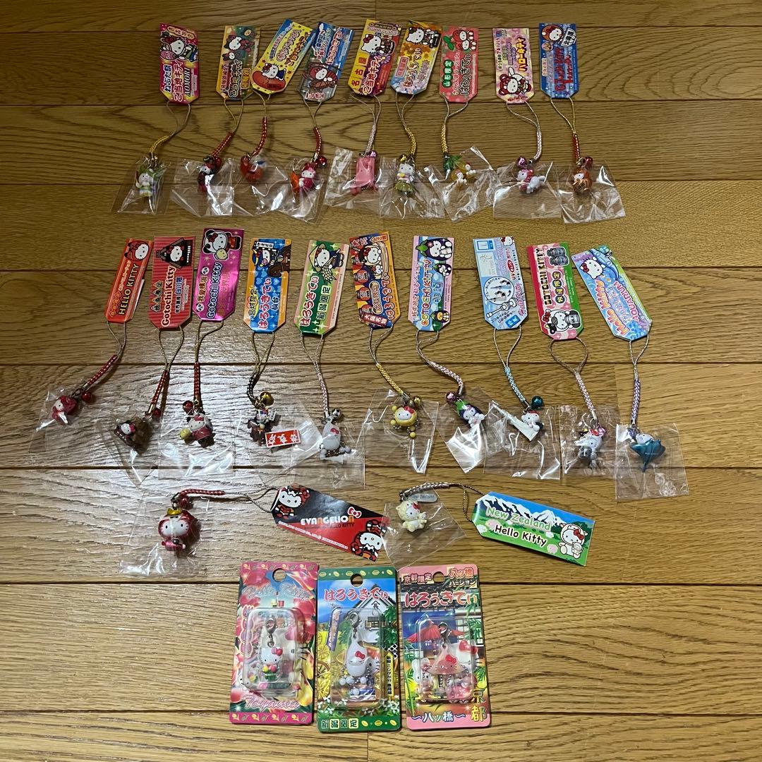 ご当地キティ 根付け ハローキティ ストラップ セット 未使用