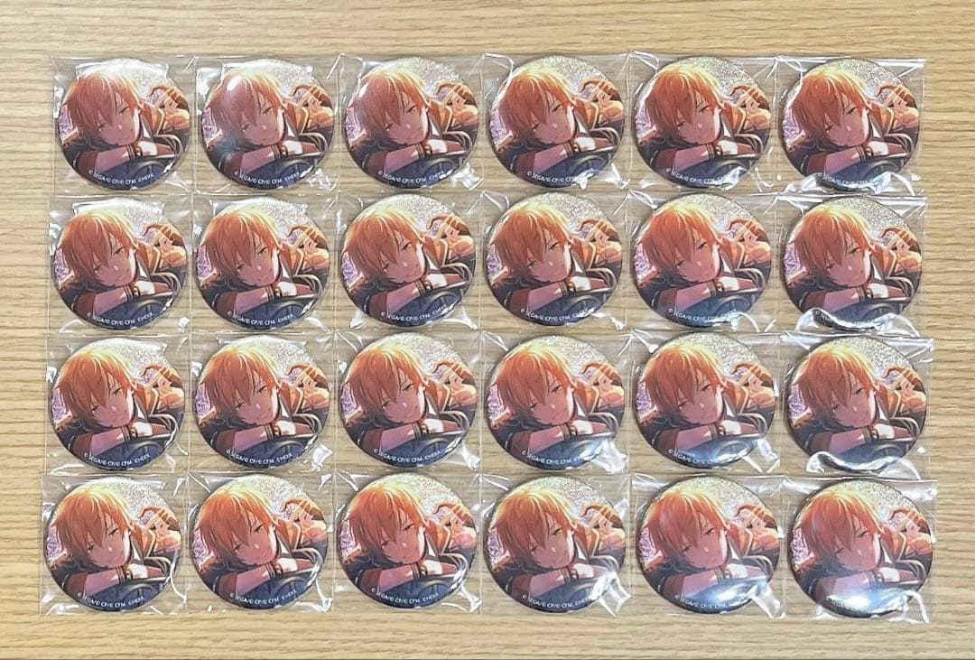 プロセカ あんスタ コラボ グリッター缶バッジ 東雲彰人