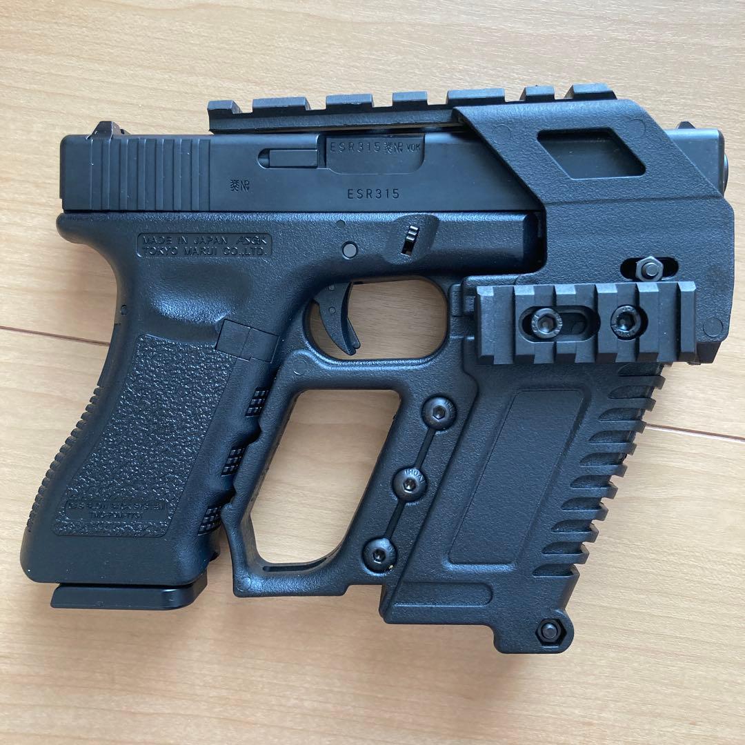 東京マルイ GLOCK 18C・カービンキット付き（ガスガン・グロック・実動）