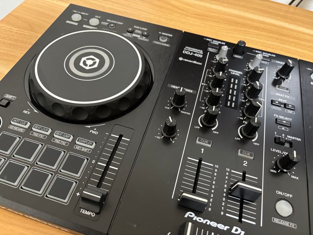 【超美品】DDJ-400 DJコントローラー 専用ソフト&RCAケーブル付