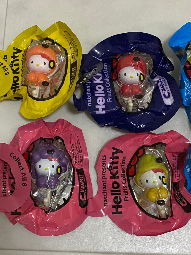 キティ　フルーツコレクション　マグネット　8種類　コンプリート