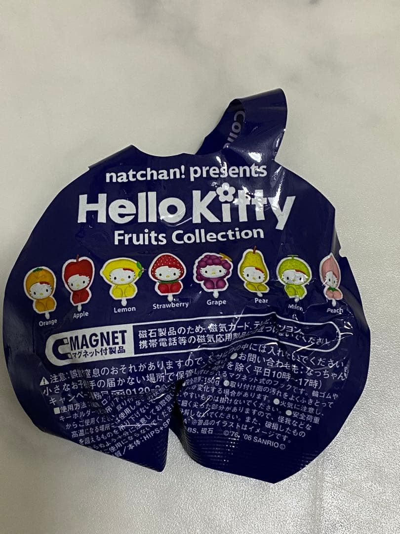 キティ　フルーツコレクション　マグネット　8種類　コンプリート