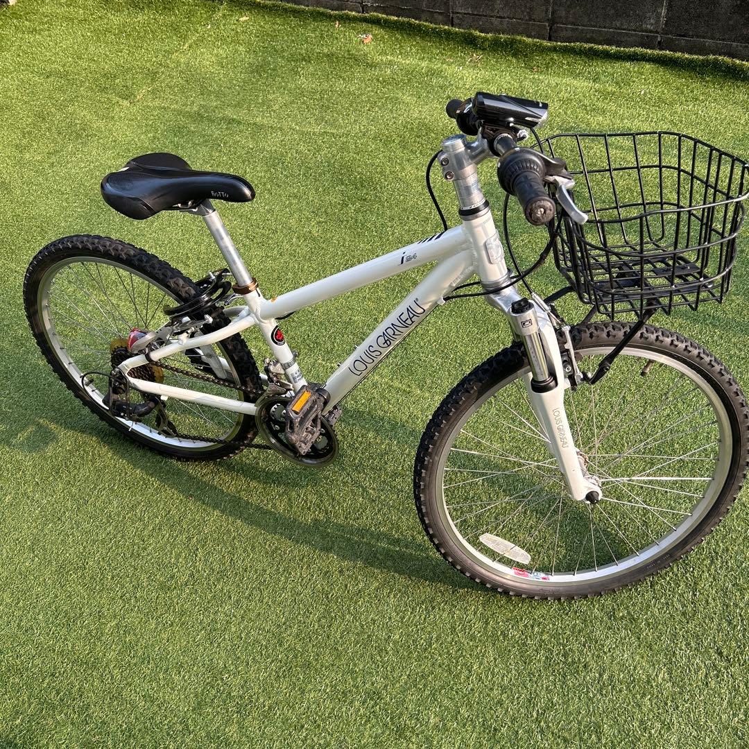 LOUIS GARNEAU j24 ホワイト 自転車 バスケット付き