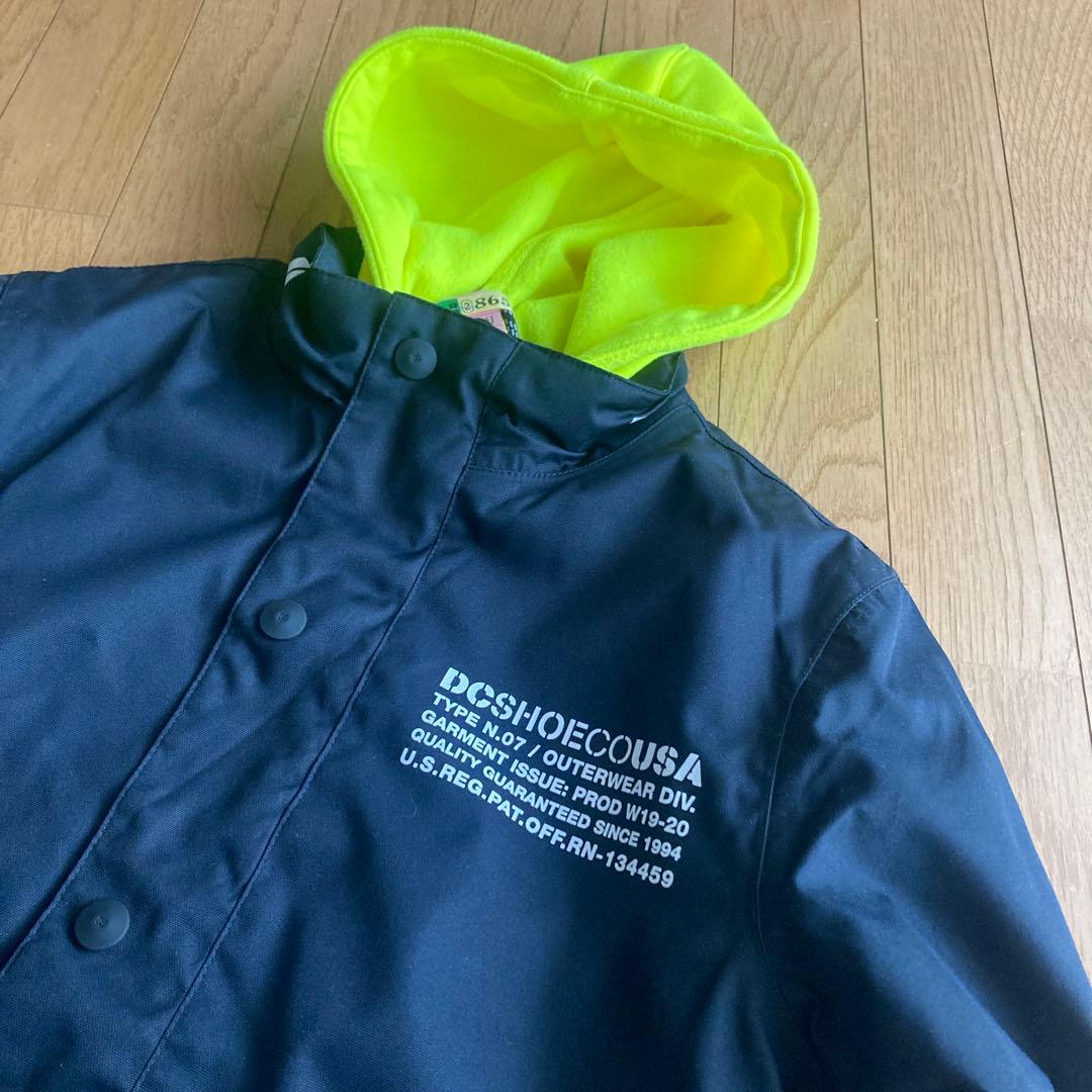 DC SHOE CO USA スノーボードウェア 子ども用 黒/黄緑