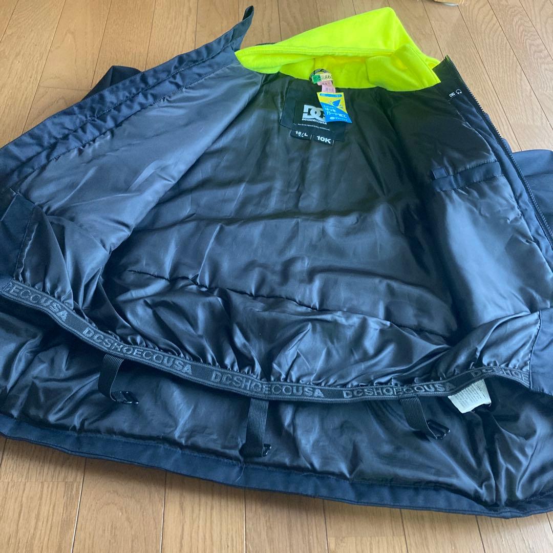 DC SHOE CO USA スノーボードウェア 子ども用 黒/黄緑
