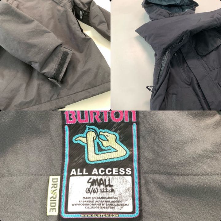 Burton キッズ　ジャケット　パンツ　セット　S
