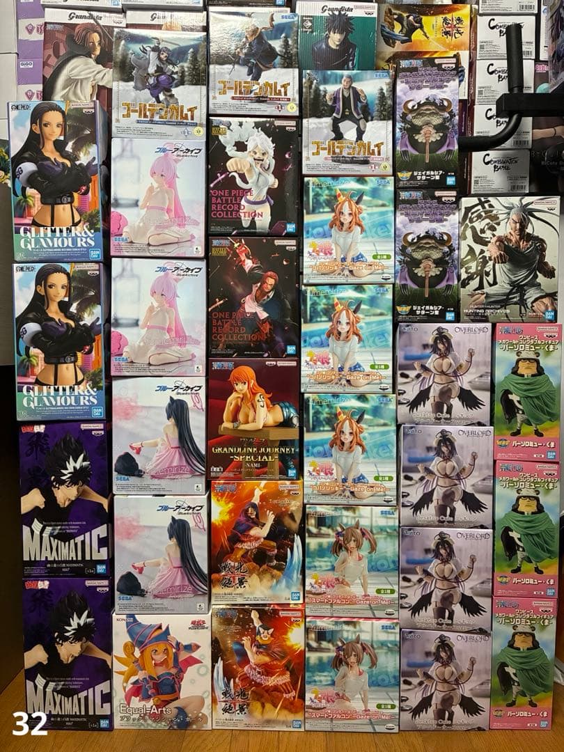 特価 最新 プライズフィギュア 62個 まとめ売り【ワンピ、幽遊白書、遊戯王】