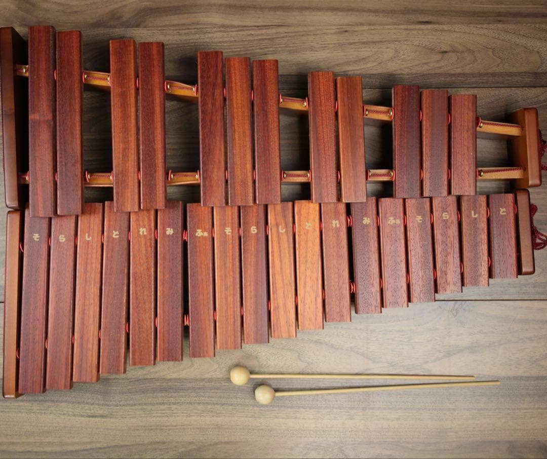 未使用品　河合楽器　KAWAI シロフォン 木琴 カリン 30音