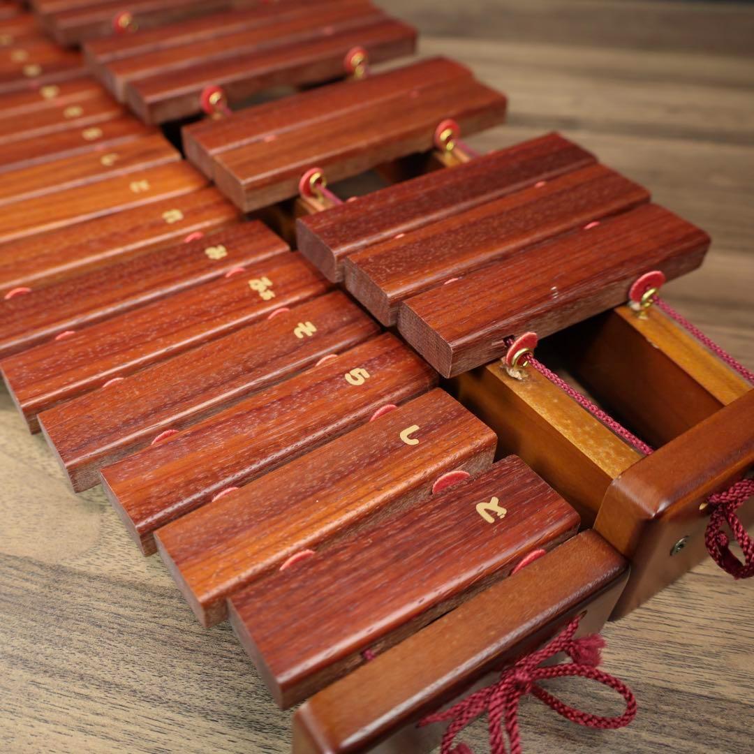 未使用品　河合楽器　KAWAI シロフォン 木琴 カリン 30音