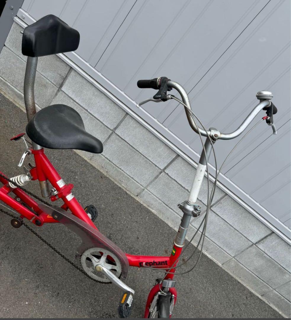 希少 elephant エレファント 折り畳みリカンベント自転車 6段サス付です
