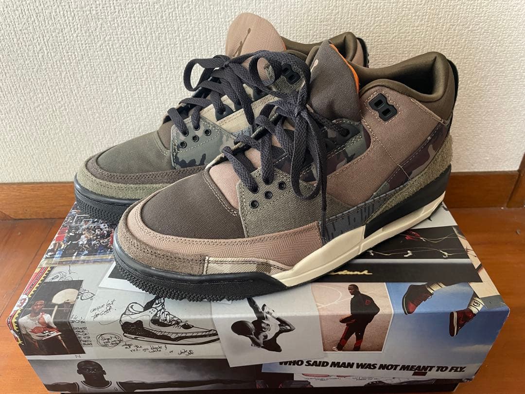 シューズ(男性用) Nike Air Jordan3 Retro Patchwork 27cm