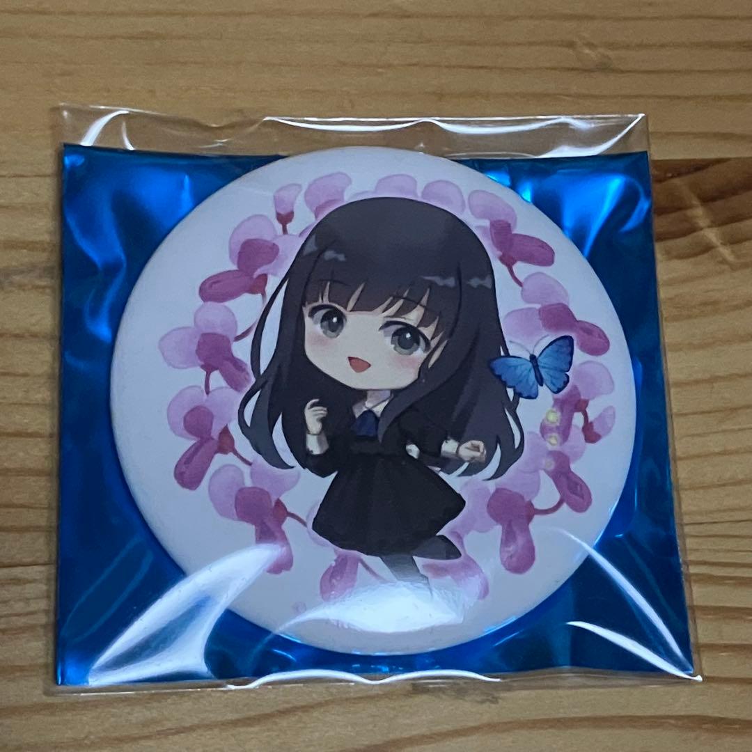 FLOWERS Innocent Grey 画展 缶バッジ 蘇芳