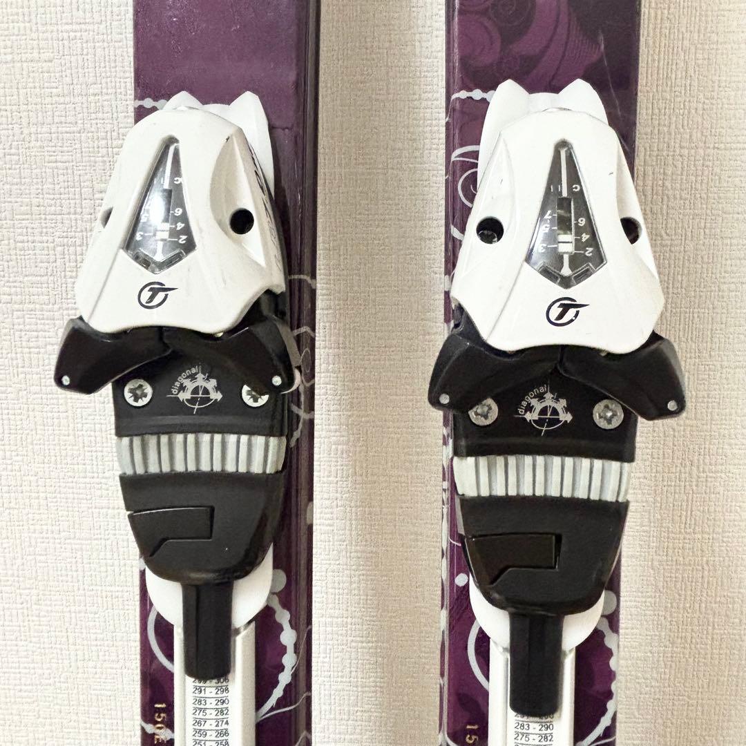 送料無料150cm 靴23.5cm PURE CONSCIOUS スキーセット