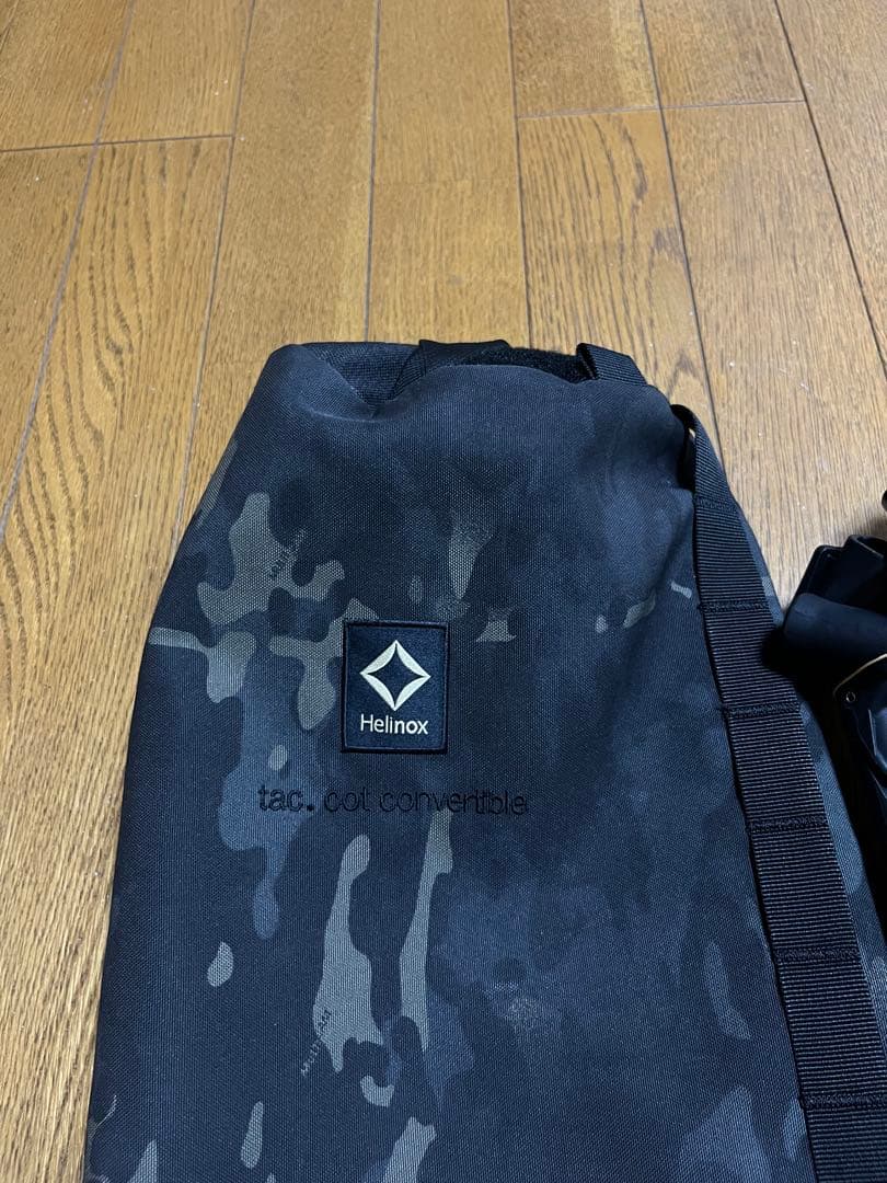 Helinox 希少 ブラックカモ コット テーブル チェア 3点セット