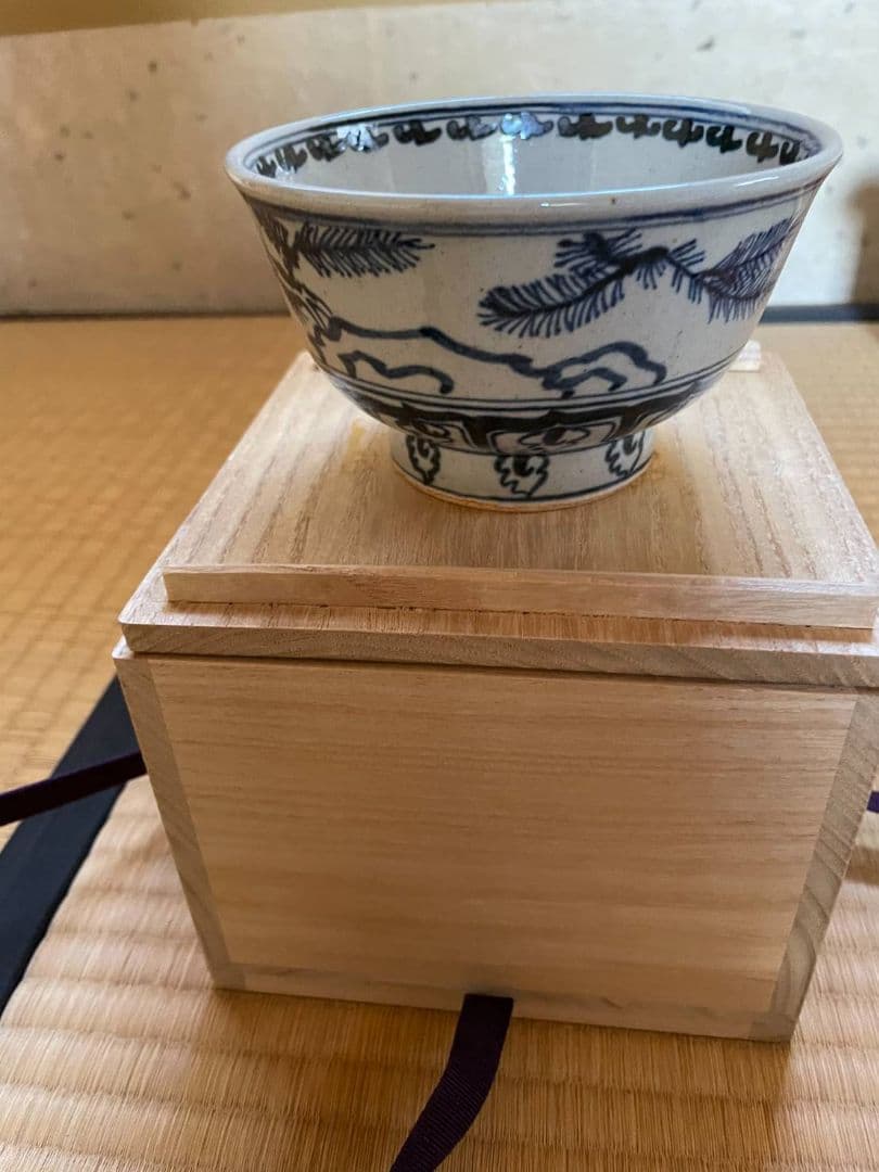 抹茶茶碗7点セット木箱付き